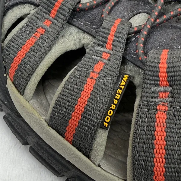 Keen Waterproof Water Newport Hiking Sandals Shoes Gray Orange Accent Size‎ 8 - Image 11