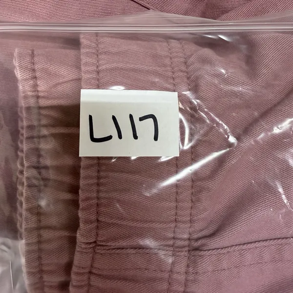Old Navy 2X High Waisted Pulla Utility Pants Comfort Casual Pull On Pink‎ Barrel - Image 15