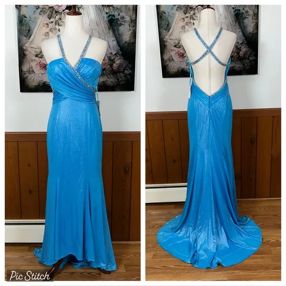 Stunning New Boutique Sample Pageant/Prom Gown! - Image 2