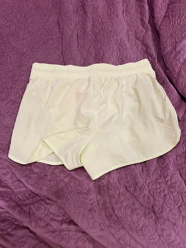 Velocity Neon Yellow Elastic-Waist Athletic Shorts - Image 2