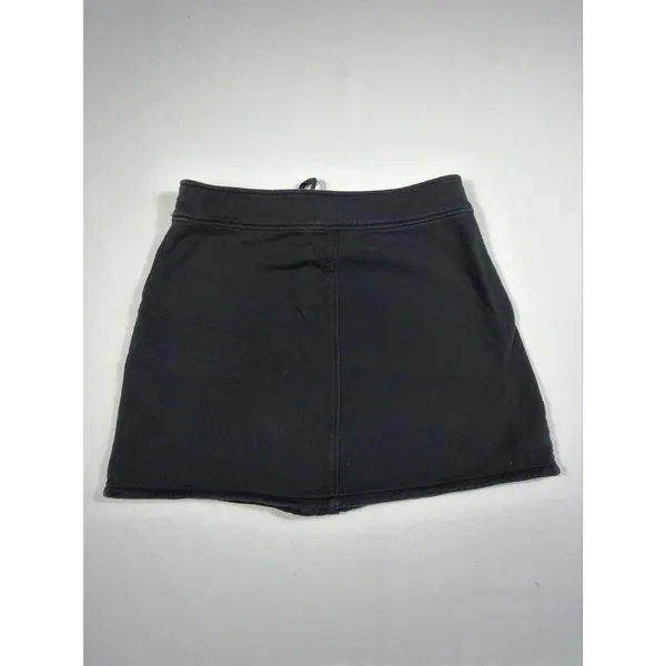 Lacoste Women's Black Sweatshirt Cotton Y2K Mini Skirt‎ Comfy Cute Size 34 Small - Image 8