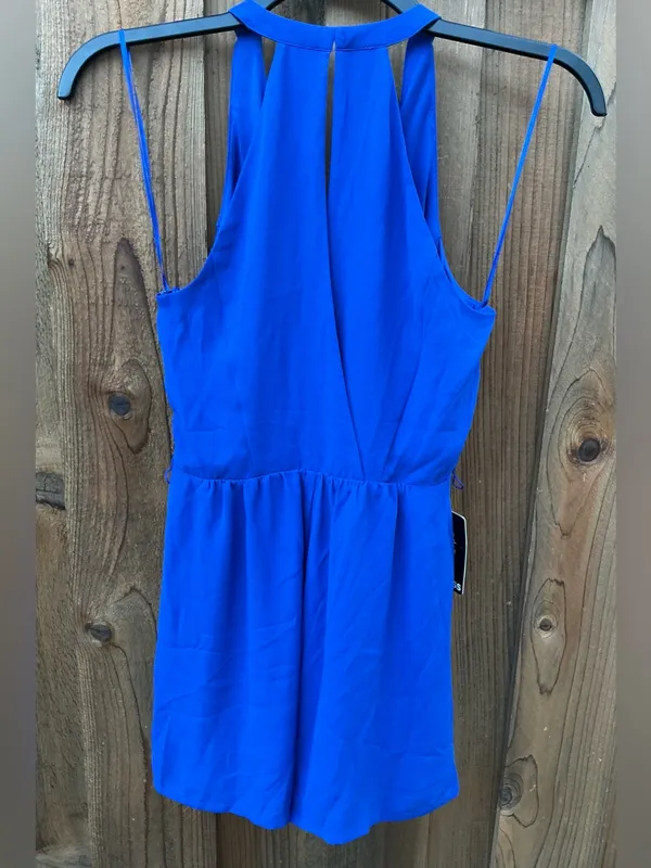 Pretty Cobalt Blue Halter Romper 💙💙 - Image 7