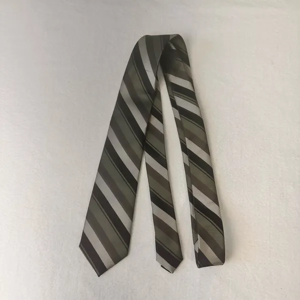 J Ferrar Vintage Tie Men's Green Black Office Elegant Necktie Classic - Image 4