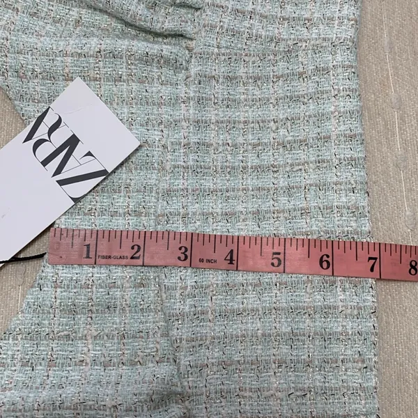 Zara‎ textured corset top fully lined side zipper Size L - Image 11