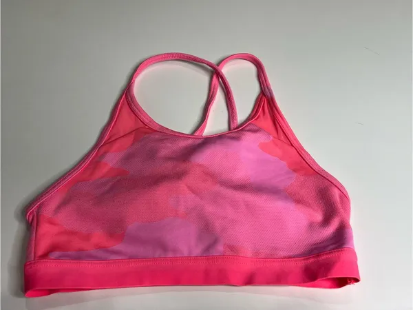 Aerie Pink Camouflage Sports Bra size small - Image 2