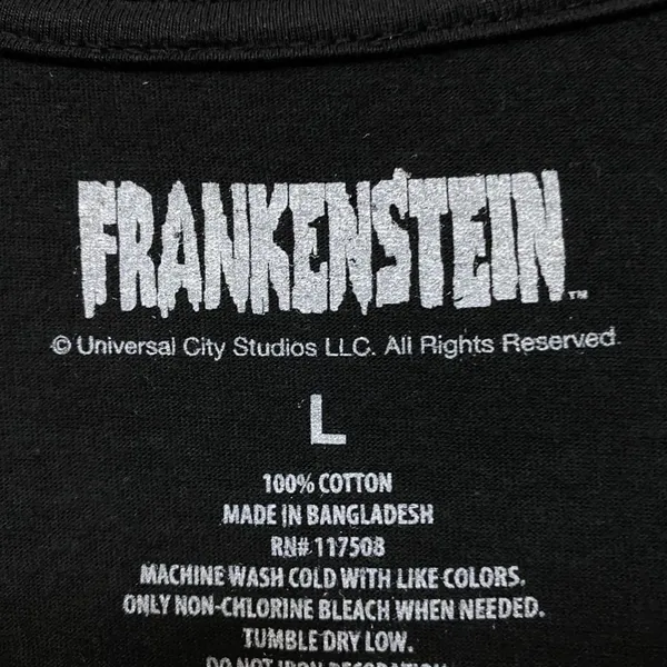 Frankenstein Universal Studios Monster Horror Movie Tee L - Image 4