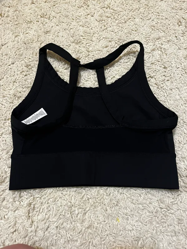 Nike Air Black Sport Bra Size Medium - Image 2