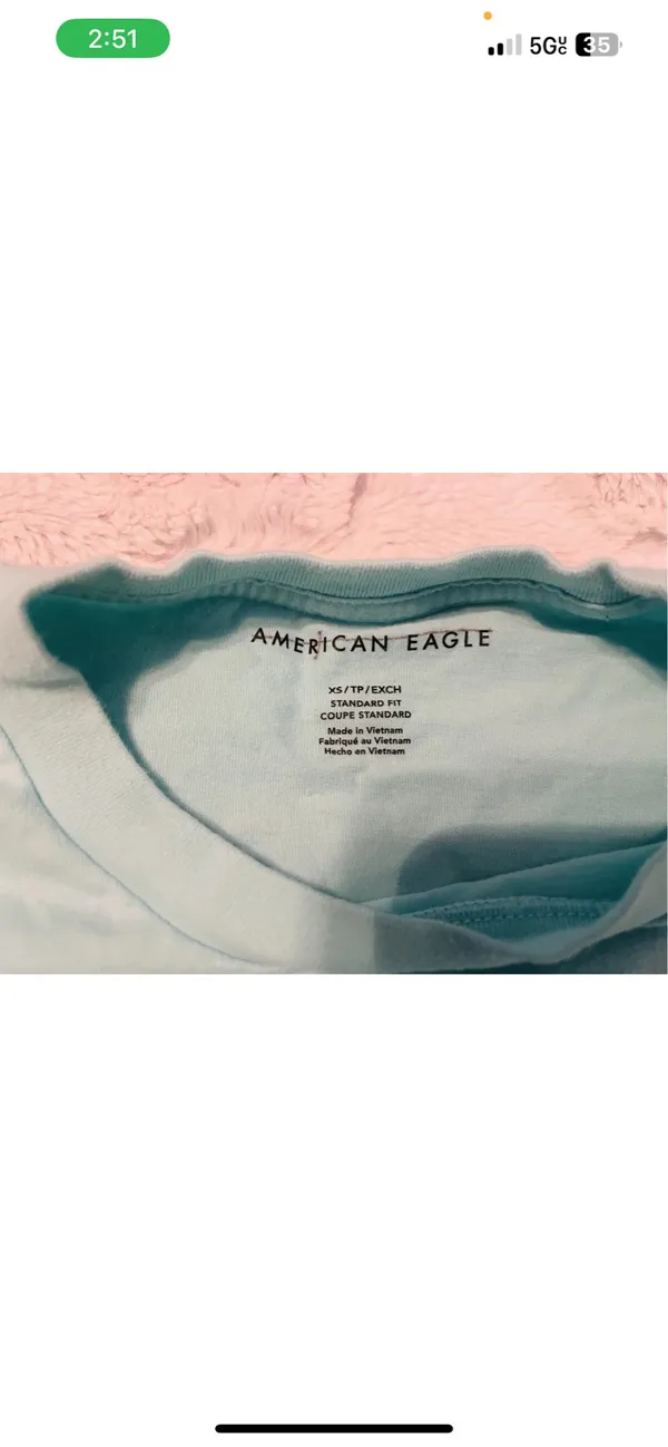 Aeropostale Teal Palm Tree Graphic Tshirt  - Image 2