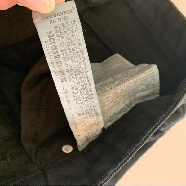 Zara High Waist Straight Leg Jeans - Image 7