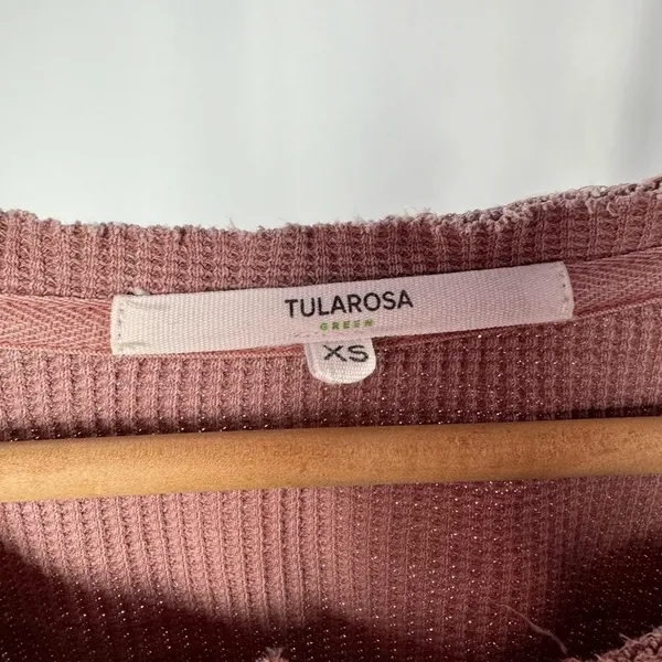 Tularosa Green The Vista Henley Top & Legging in Rose Pink‎ Size Extra Small - Image 8