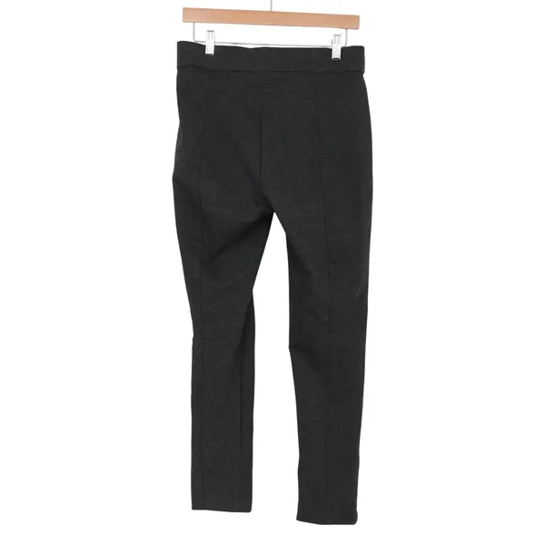 Anne Klein Womens Gray Marl Seamed Pull On Leggings Pants Size M - Image 4