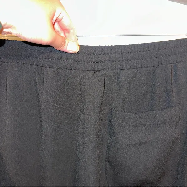 A New Day Business Casual Cinched Waist w/ Drawstring pants Black Large - Image 5