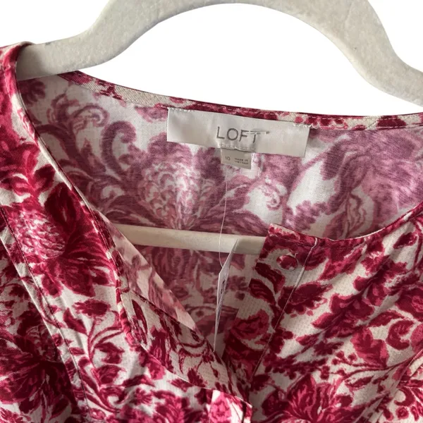 Loft Night Bloom Belted Mini Pocket Dress - Image 5