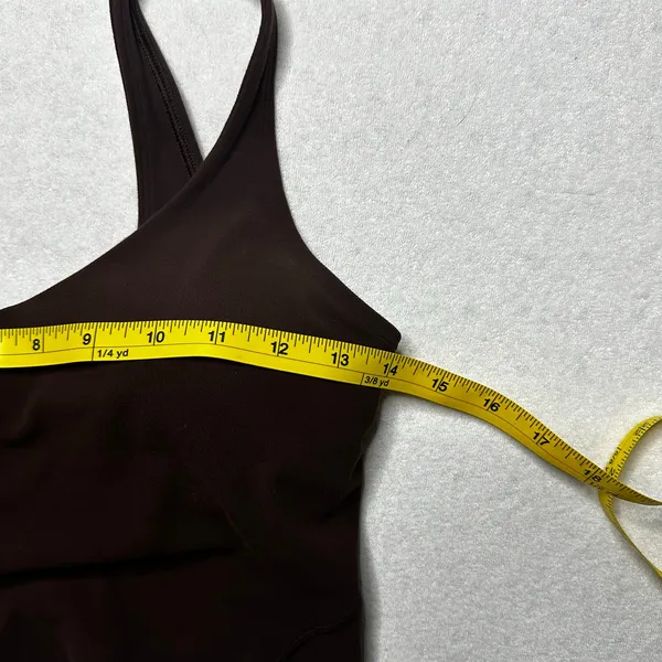 Lululemon Align Tank Top Women’s Size 4 Brown Nulu Built-In Bra - Image 4