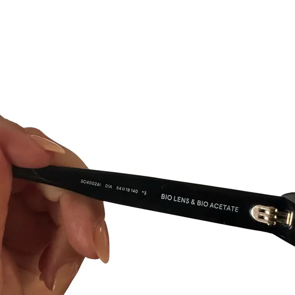 STELLA MCCARTNEY Cateye Black Sunglasses with Case‎ - Image 7