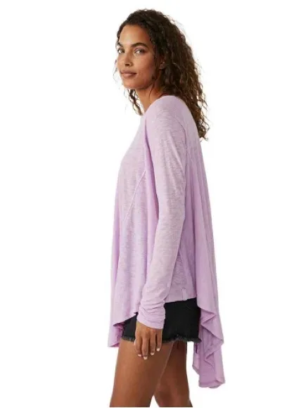 Free People We The Free NWT Aria Trapeze Long Sleeve Top Sz S - Image 2