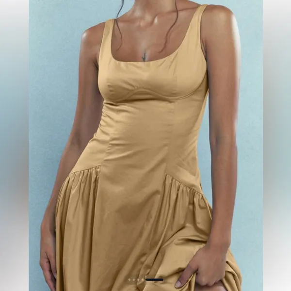 MISSGUIDED Corset Bust Ball Gown Style Tank Maxi Size M - Image 10