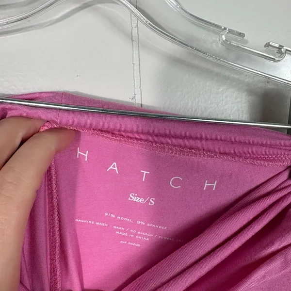 Hutch Hot Pink Foldover Waist Modal Blend Jogger Pants Maternity Small S Lounge - Image 3