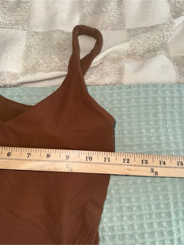Lululemon Align Ribbed Tank Top
Roasted Brown size 2 - Image 2