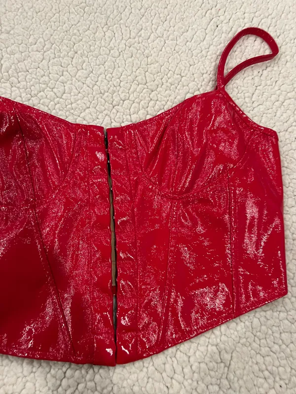 Amazon Red Corset Top - Image 3