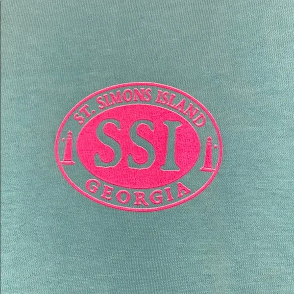 Comfort Colors St. Simons Island GA Tank T-Shirt - Image 3