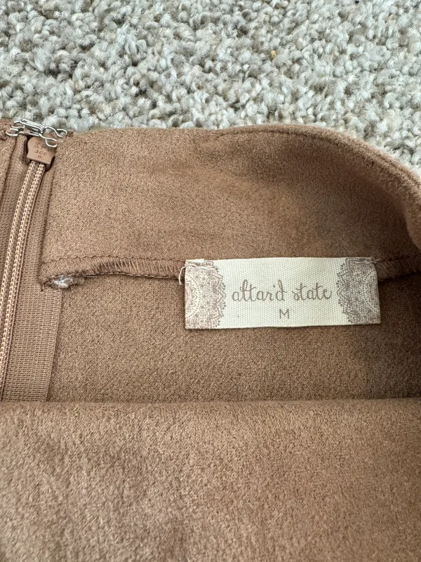Altar'd State Suede Wrap Tie Skirt - Image 5