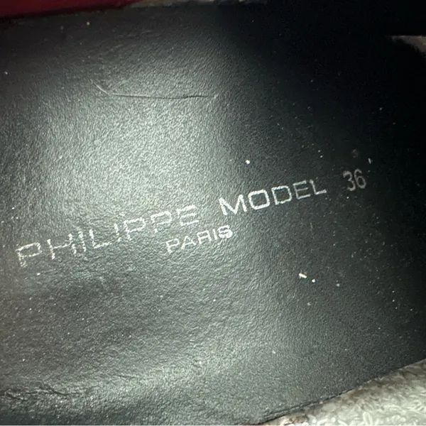 Philippe Model Paris Black Sneakers Shoes 36‎ - Image 7