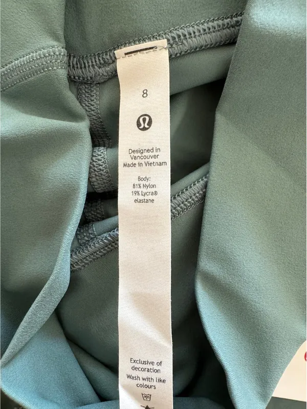 Lululemon Align With Pockets High Rise 25” Tidal Teal Size 8 NWT - Image 5