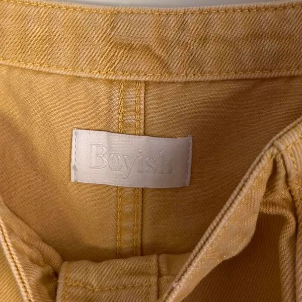 Boyish “The Kennedy” Denim Mini Dress in Honey Pot – Retro Western It-Girl XS - Image 7