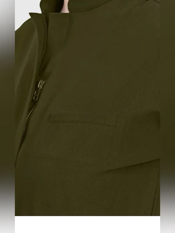 Healix Nova Scrubs Jumpsuit Olive Utility Jumpsuit - Women's Short Sleeve xs - Image 3