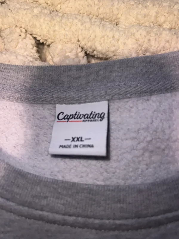 Captivating Apparel Oversized Nebraska Crewneck - Image 4