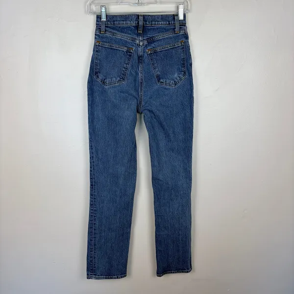 Abercrombie & Fitch the '90s Straight Ultra High‎ Rise Jeans Curve Love 24/00R - Image 6