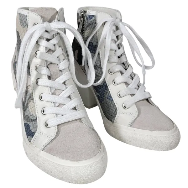 Vintage Havana Women's High Top Heeled Fashion Sneakers Camo Multi Size‎ 5.5 - Image 9