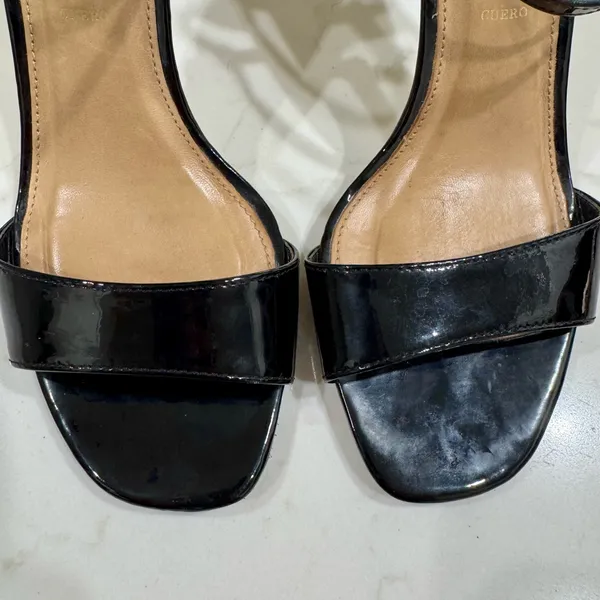 Chic Black Strappy Heels by Gacel in size 36 - Image 3