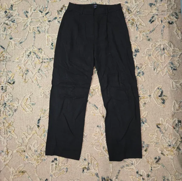 J Crew Wide-Leg Pleated Twill Trouser Pant - Image 3