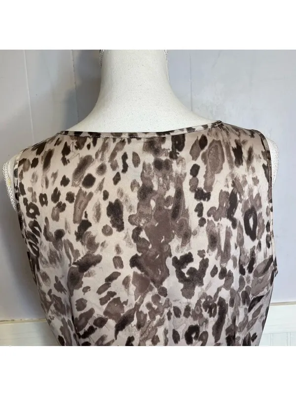 Ann Taylor Loft blouse leopard print - Image 8