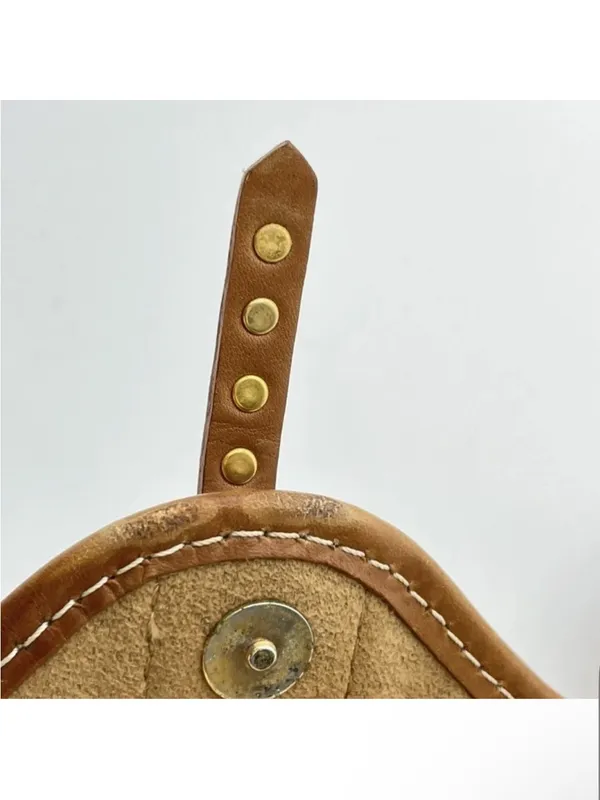 Celine vintage canvas leather Baguette bag - Image 9