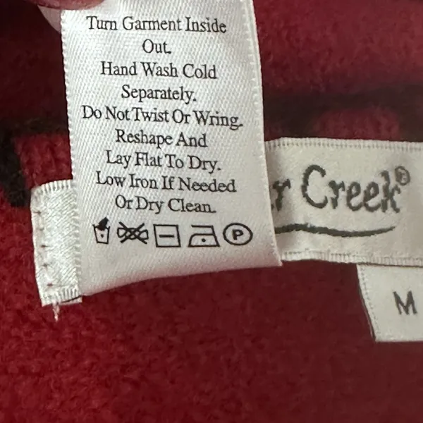 VTG Coldwater Creek Wool Full Zip Vest Size M‎ Snowman Cabincore Ugly Christmas - Image 8