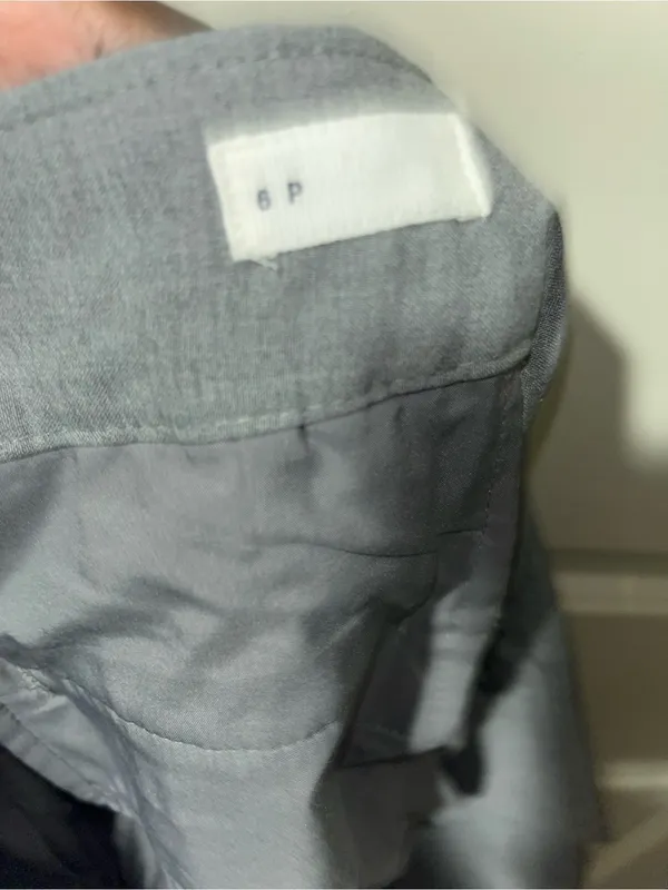 GAP Light Gray Women's Casual Trousers - Image 6