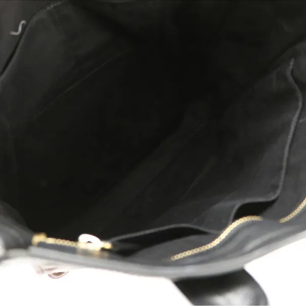 Chloé FRONT POCKET TOTE BAG IN BROWN & BLACK LEATHER W/DETACHABLE POUCH - Image 13