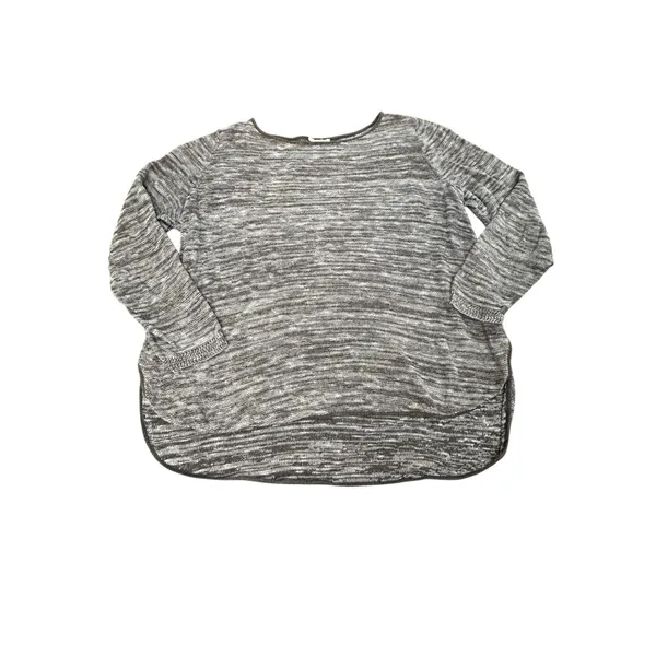 Eileen‎ Fisher Organic Linen Blend Shirt Women's XL Gray Black Lagenlook #AB3-2 - Image 2