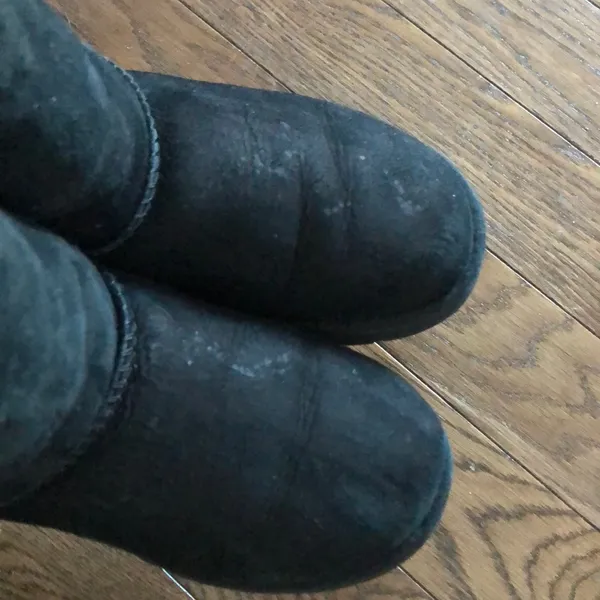 UGG black suede short boots size 5 - Image 7