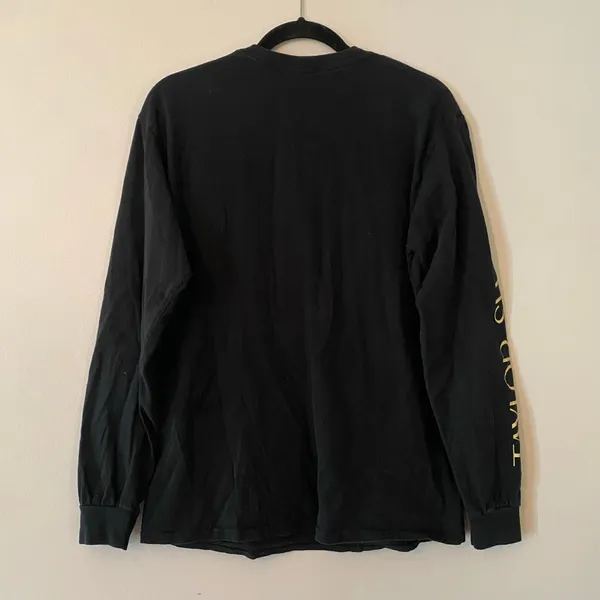 Taylor Swift Fearless Tour Black Concert Long Sleeve Shirt Cotton Women's Medium - Image 6