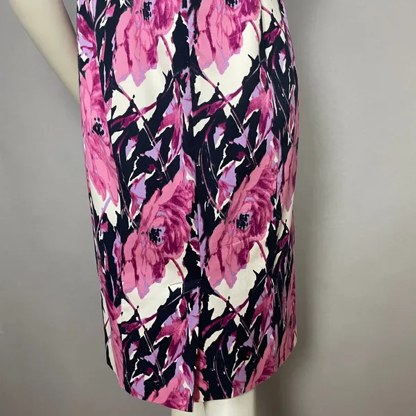 Talbots Sheath Dress Floral Print Size 4 Colorful Professional Office Garden - Image 7