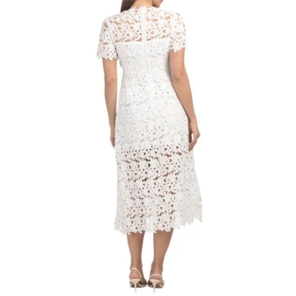 Endless Rose: Allover Lace Midi Dress Endless Rose Medium - Image 3