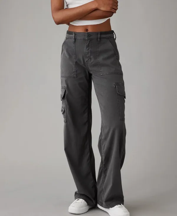 American Eagle Dreamy Drape Cargo Pants - Image 6