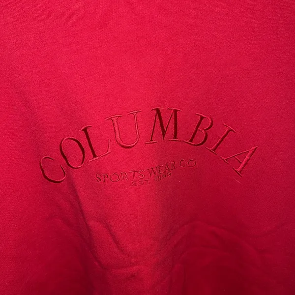 Columbia Sportswear Vibrant Red Snap-Front Jacket Size Medium - Image 8
