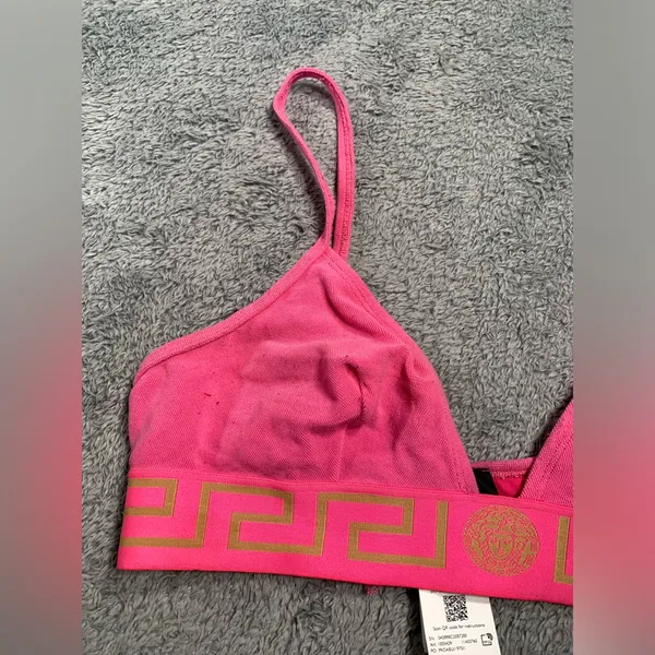 Versace medusa Women's Pink Bralette 4 - Image 2