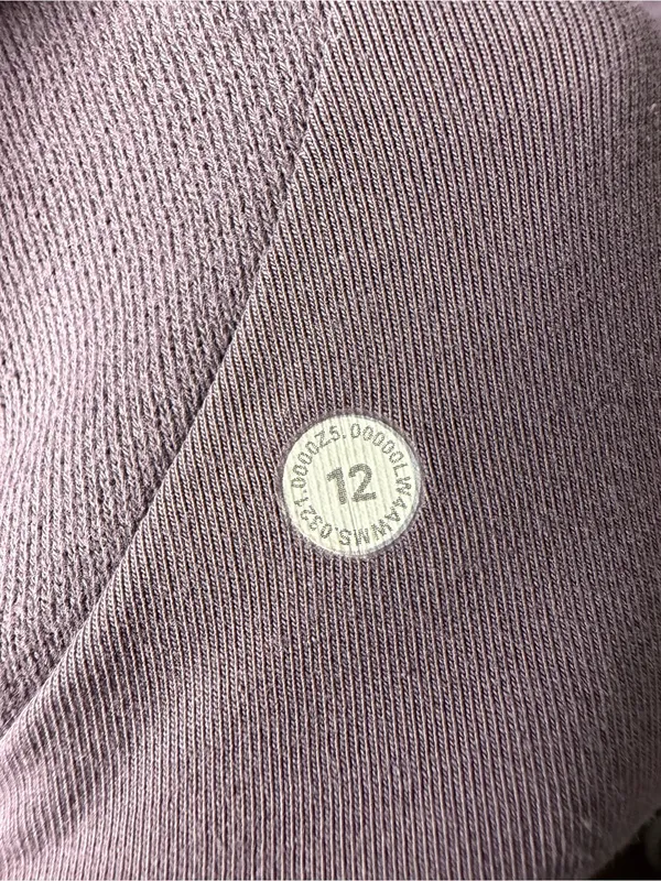 Lululemon Scuba Full Zip Hoodie Dusky Lavender Purple Size 12 - Image 5