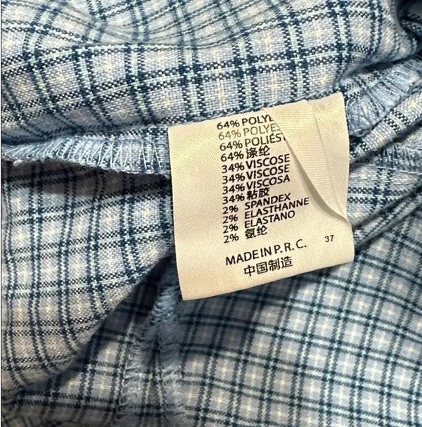 Blue Cara Brandy Melville Skirt Plaid - Image 4
